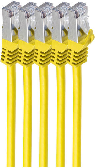 Shiverpeaks S/FTP Cat.7 (10Gbps) Network Cable Ethernet 0.25m Yellow