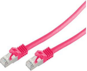 Shiverpeaks S/FTP Cat.7 (10Gbps) Καλώδιο Δικτύου Ethernet 3m Ροζ