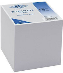 Wedo Aufkleber Notizblöcke im Würfel Weiß 9x9cm