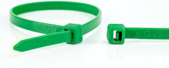 WKK Plastic Cable Ties in Green Colour (100 pcs) 110124571
