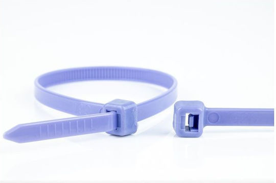 WKK Plastic Cable Ties In Purple Colour Quantity 100pcs 110196771