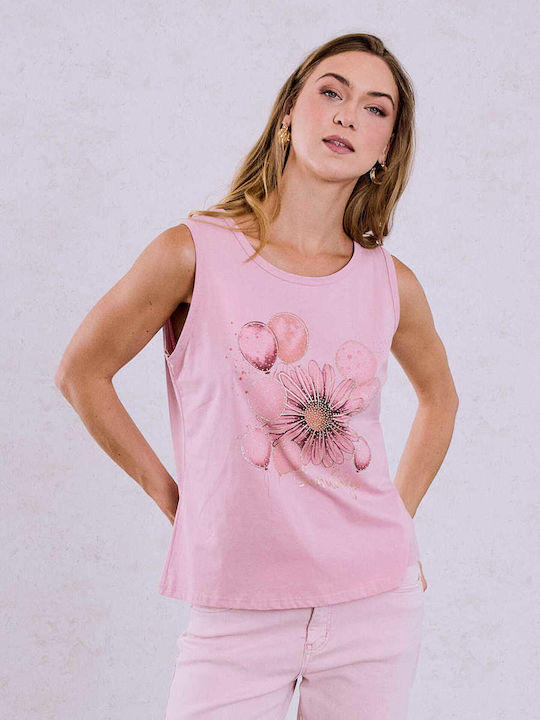 Celestino Top Print Strass Rotten Apple