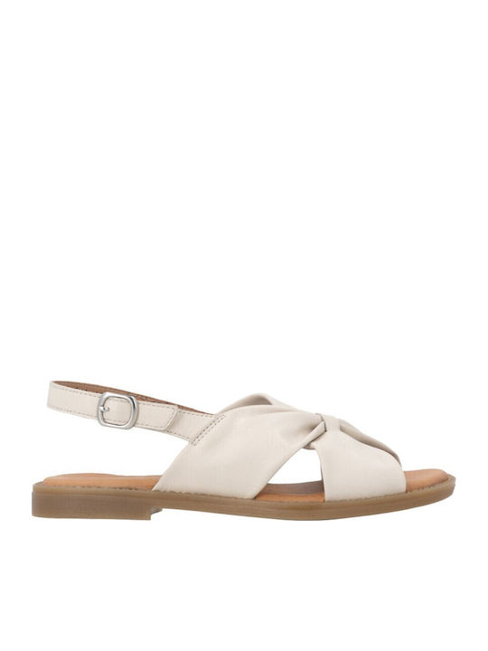 Remonte Leather Women's Anatomic Sandals Ecru