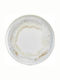 By Bone Wave Shallow Plate Made of Multicolour Porcelain with Diameter 22cm