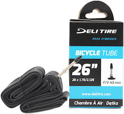 Tube 26x1.75/2.125 Fv 43mm Box Deli