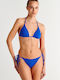 Bikini Triangle With Padding Blue