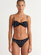 Strapless Bikini Top με Ενίσχυση Μαύρο