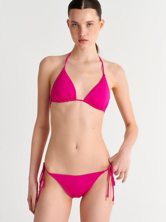 SugarFree Bikini Τριγωνάκι με Ενίσχυση Ροζ