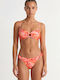 Strapless Bikinioberteil Orange