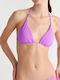 Bikini Τριγωνάκι με Ενίσχυση Μωβ