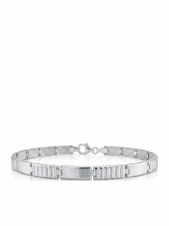 Kiriakos Gofas Men's Silver Bracelet 21cm