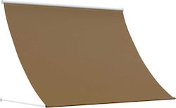 vidaXL Awning Fabric Beige with PU Coating 4x1.5m