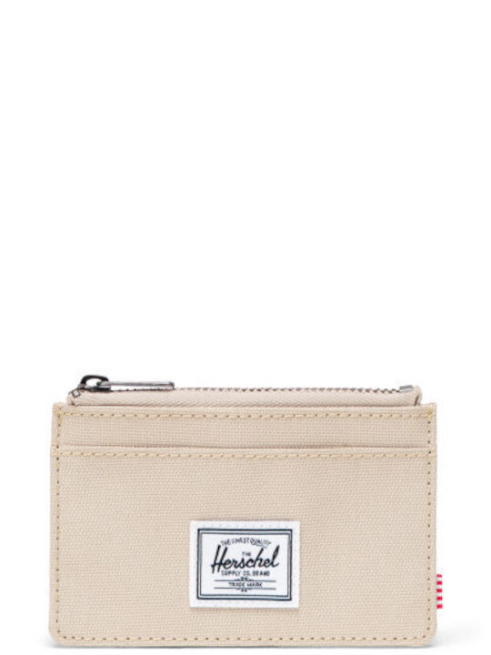 Herschel Oscar Γυναικείο Πορτοφόλι Καρτών Μπεζ