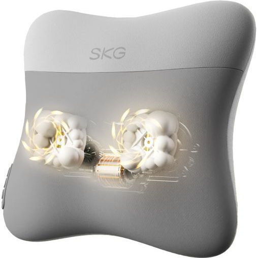 SKG Massage Pillow for Neck Waist Back and Legs with Heating Function