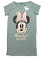Disney Καλοκαιρινό Γυναικείο Νυχτικό Μέντας Minnie Mouse