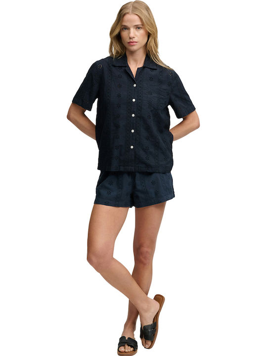 Superdry Shirt Short Sleeve Women's Shirt Eclip...