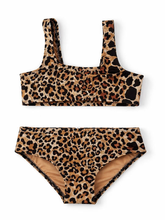 SugarFree Kids Bikini Swimsuit Brown