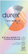Durex Презервативи Invisible 10бр 57мм за Голем...
