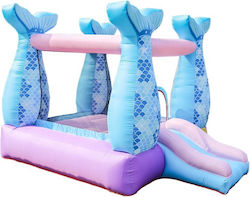 Homeone Inflatable Mermaid with Trampoline and Slide for 3-8 Years Homeone Inflatable Mermaid with Trampoline and Slide for 3-8 Years