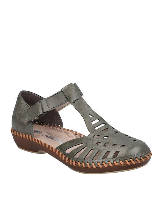 Leather Women's Anatomic Khaki Sandals