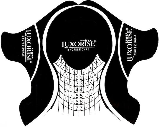 Luxorise Schwarze Gel Nageldesign Vorlagen 50 Stück