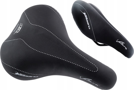 Selle Bassano Fahrradsattel Schwarz 245 x 170 mm