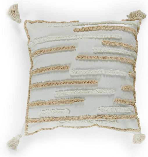 Whitegg Față De Pernă B33 Din 100% Bumbac Ecru 45x45cm
