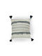 Whitegg Dekorativer Kissenbezug B23 aus 100% Baumwolle Ecru 45x45cm