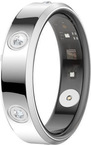 HR01 Intelligenter Ring 17,5 mm mit EKG Silber