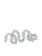 Alista Home Weihnachtsgirlande Kunststoff Silber 9x5cm