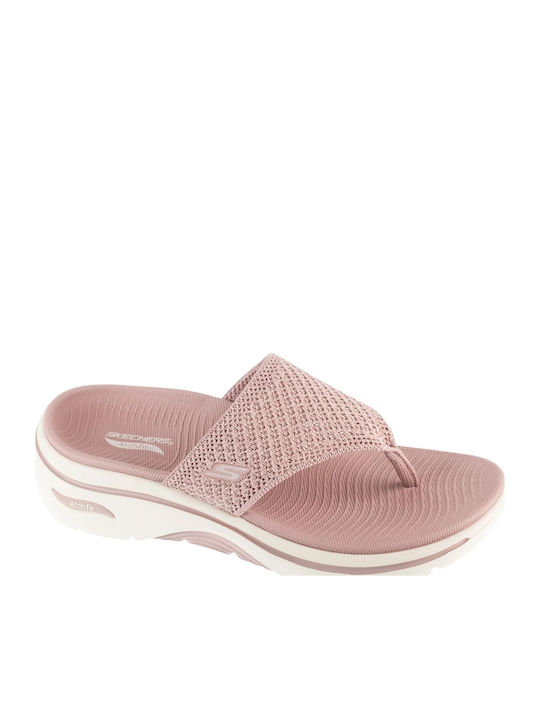 Skechers Σαγιονάρες σε Ροζ Χρώμα