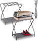 Relaxdays Rack Pentru Bagaje De Hotel Din Lemn ...