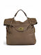 Geantă De Piele Pentru Dama Rucsac Taupe