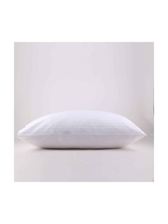 Nef-Nef Homeware Sateen Stripe Μαξιλαροθήκη Λευκή 53x75εκ.