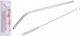 Set 4 Stainless Steel Metal Straws 21.5cm + Brush
