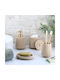 Eurocasa Eurocasa Wooden Beige Bathroom Accessory Set 3 Pieces