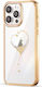 Kingxbar Wish Series Back Cover Πλαστικό / Σιλικόνης Χρυσό (iPhone 15 Pro)
