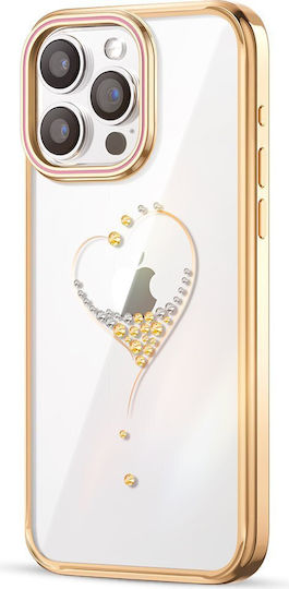 Kingxbar Wish Series Back Cover Πλαστικό / Σιλικόνης Χρυσό (iPhone 15 Pro Max)