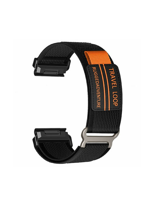Λουράκι Magic Velcro Xiaomi Amazfit T-rex Ultra 2 26mm Black Λουράκι Magic Velcro Xiaomi Amazfit T-rex Ultra 2 26mm Black