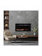 Electric Sun Paula Wall Mounted Electric Fireplace 1800W Black