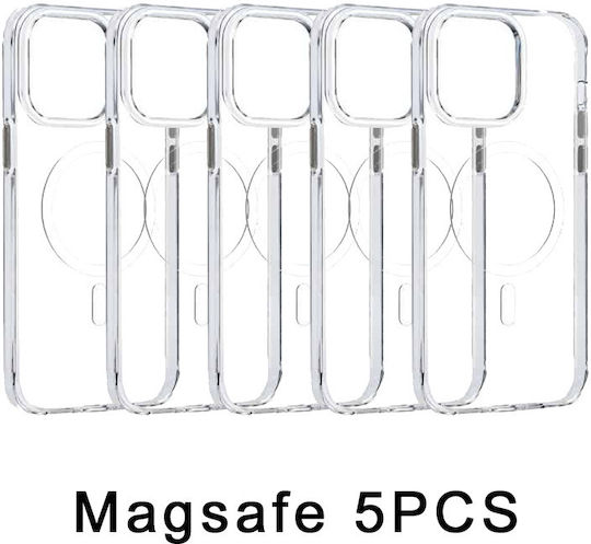 Калъф Силикон Mobicase iPhone 16 Pro Прозрачен Magline 5 Броя