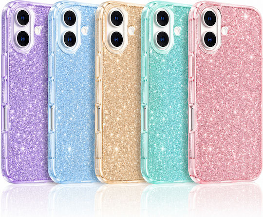 5 Бр Калъф Glitter 3в1 iPhone XS Max