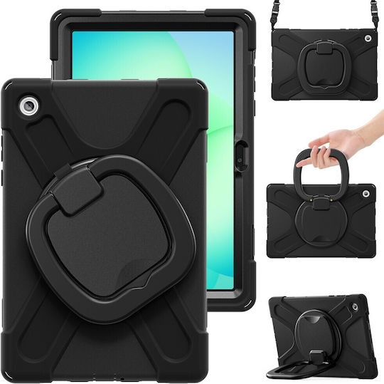 Back Cover Rezistentă Rotativă Neagră (Samsung Galaxy Tab A11 Plus)