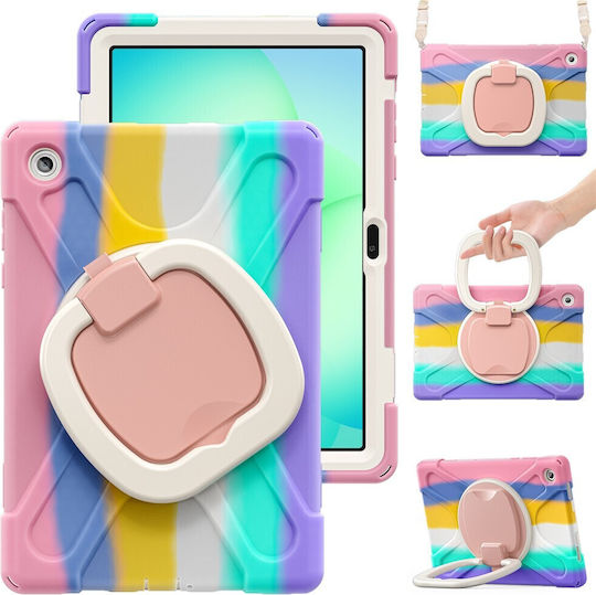 Strong Back Cover Περιστρεφόμενη Ροζ (Samsung Galaxy Tab A11 Plus)