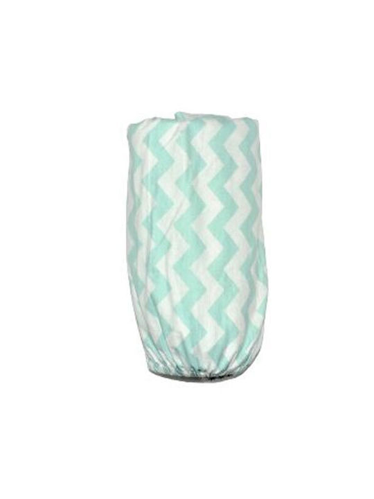 Baby Star Lenjerie De Patut Bebe Pentru Patut Din Bumbac Cu Cauciuc Turcoaz 75x140cm 5000B