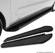 Side Steps Bases Ford Tourneo Connect 2021 Vw Caddy 2021 Faba Black 193cm 2 Pieces Aluminum