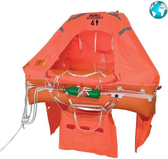 Liferaft Iso Atlantic Ii L Lalizas Canister Packaging Capacity 4 People