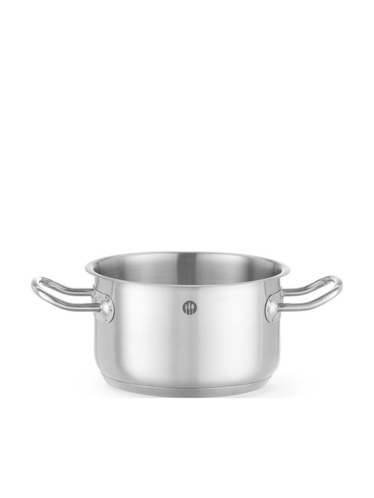 Hendi Kitchen Line Deep Stainless Steel Stockpot 1.8L / 16cm
