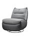 Cougar Overlord Neo Fabric Gaming Chair with Footstool Black Grey