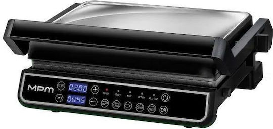 MPM Aparat pentru Sandwich-uri Grill 2400W Negru